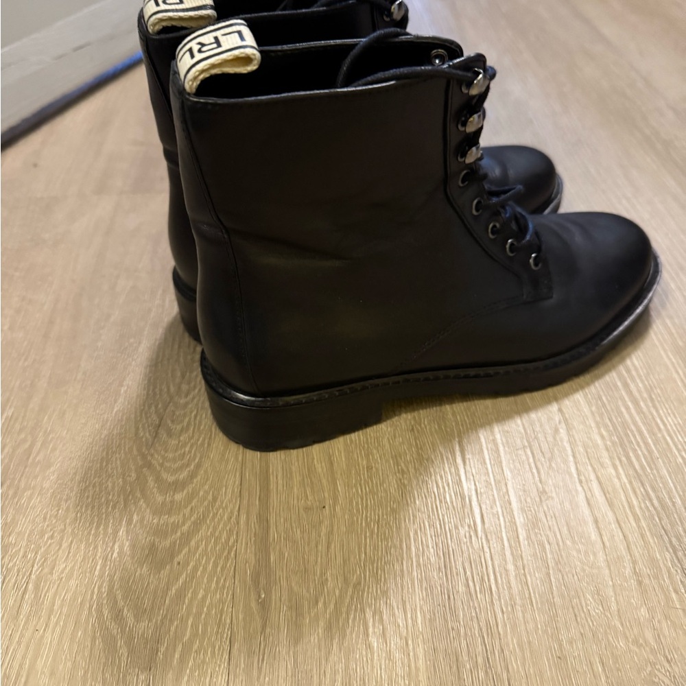 Ralph Lauren Ensley Women’s Black Lace-Up Ankle Boots